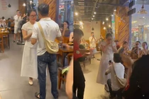 Cô gái cầu hôn người yêu ở quán ăn và cái kết bất ngờ