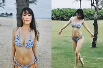 MC Dương Thùy Linh khoe body cực phẩm sau hơn 1 năm sinh con