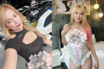 “Hot girl sửa xe” lên đồ gợi cảm nhận ý kiến trái chiều