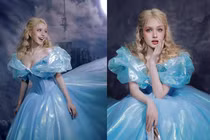 Xoài Non hóa thân thành “cô bé Lọ Lem”, nhan sắc như “xé truyện“