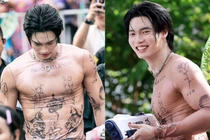 Nam thần Thái Lan chiếm trọn spotlight tại lễ hội té nước Songkran 2025