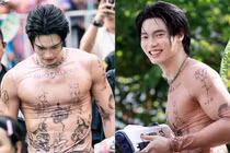 Nam thần Thái Lan chiếm trọn spotlight tại lễ hội té nước Songkran 2025