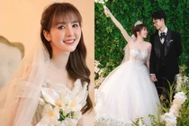 Ngân Sát Thủ tung ảnh cưới nét căng với chồng sinh năm 2003