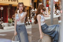 “Nàng thơ màn ảnh” Nhung Gumiho khoe dáng yêu kiều, fan nam “đứng hình“