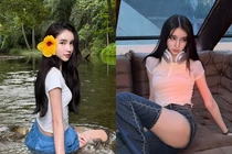 Danh tính “thiên thần tắm suối” sở hữu nhan sắc xinh đẹp, gợi cảm