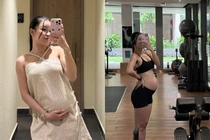 Bà xã Đặng Văn Lâm bầu vượt mặt vẫn vóc dáng vạn người mê