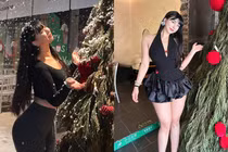 “Nàng béo” xứ Trung đăng ảnh đón Giáng sinh khiến fan khó rời mắt