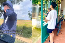 Quá nhớ cháu, em trai đạp xe hơn 3 tiếng đến nhà chị gái