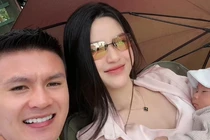 Vợ hot girl của Quang Hải gây chú ý với sắc vóc quyến rũ