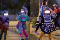 Du lịch Sapa: Nhiều bé gái nhảy nhót bắt trend gây tranh cãi