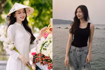 Danh tính nữ sinh sư phạm diện áo dài xinh như hoa trên phố