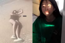 Diện bikini đi biển, cô gái nhờ bạn trai chụp ảnh và cái kết