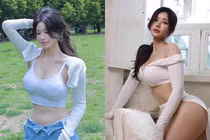 Nặng 70kg, hot girl xứ Hàn vẫn cực quyến rũ thu hút ánh nhìn