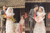 Bộ ảnh cưới theo phong cách những năm 90 viral khắp MXH