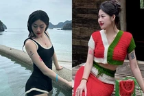 Danh tính gái xinh nổi tiếng vì cuồng dưa hấu