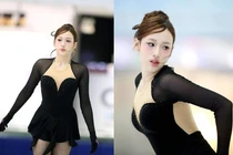 Vũ công trượt băng 16 tuổi được mệnh danh “thiên nga đen“