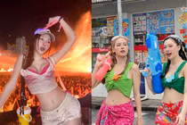 Outfit nóng bỏng của dàn hot girl đi lễ hội té nước Thái Lan