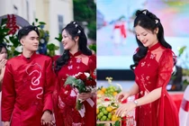 Con đại gia đồng nát cưới vợ, nhan sắc cô dâu gây chú ý