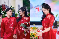 Con đại gia đồng nát cưới vợ, nhan sắc cô dâu gây chú ý