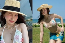 Tiktoker Ly Phạm diện bikini gia nhập đường đua chào hè