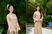 Bà xã Quang Hải gây chú ý với loạt ảnh du xuân đầu năm