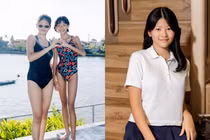 Con gái cựu siêu mẫu Bình Minh cao 1m75, đôi chân dài miên man