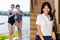 Con gái cựu siêu mẫu Bình Minh cao 1m75, đôi chân dài miên man