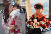 Con gái Hoa hậu Đỗ Mỹ Linh được mẹ cho lên đồ hàng hiệu