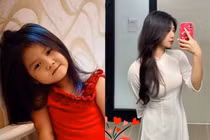 Con gái diễn viên Mạnh Tường xinh đẹp từ bé, dậy thì phổng phao