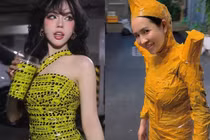 Đu trend “quấn băng keo”, Viên Bibi khiến netizen “sang chấn tâm lý“