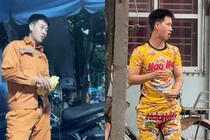 Ông chồng phụ vợ bán xôi viral cõi mạng vì outfit đi làm