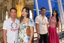 Anh chồng nổi khắp MXH vì biểu cảm khi đi du lịch cùng vợ