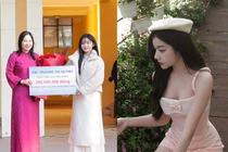 Hot girl mukbang xứ Nghệ tặng quỹ học bổng 300 triệu cho trường cũ