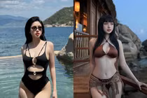 “Đệ nhất hot girl” trung thành với mái tóc đen truyền thống