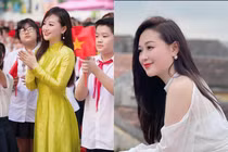 Nhan sắc hiện tại cô giáo Hà thành nổi nhất mùa khai giảng 2023