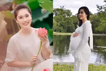 Vợ Á hậu của Shark Hưng bụng lớn vượt mặt vẫn xinh rạng ngời