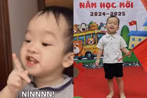 Em bé viral nhất cõi mạng hút 16 triệu view bởi 1 từ “nín“