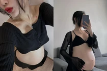 “Đóa nhi Việt Nam” bụng bầu vượt mặt vẫn khoe dáng cực “slay“