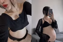 “Đóa nhi Việt Nam” bụng bầu vượt mặt vẫn khoe dáng cực “slay“