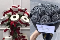 Chiêm ngưỡng những bó hoa độc lạ tặng chị em ngày 20/10