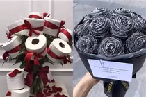 Chiêm ngưỡng những bó hoa độc lạ tặng chị em ngày 20/10