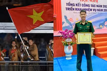 Chàng trai cầm cờ trong bức ảnh Việt Nam tại Olympic gây bão mạng