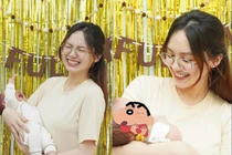 Đặng Thu Hà Schannel khoe ảnh con đầu lòng, netizen ngỡ ngàng