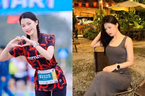 Cô giáo “gây bão” khi tham gia giải chạy bởi nhan sắc xinh đẹp