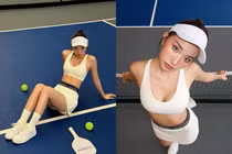 Nhập môn Pickleball, “hot girl TikTok” Huyền 2k4 khoe dáng khỏe khoắn