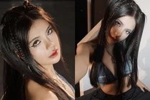 MC hot nhất làng game với phong cách chỉ diện mỗi bra gợi cảm