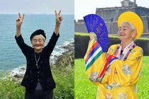 Cụ bà 97 tuổi Hà Tĩnh viral với loạt ảnh du lịch muôn nơi