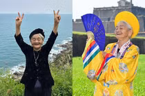 Cụ bà 97 tuổi Hà Tĩnh viral với loạt ảnh du lịch muôn nơi