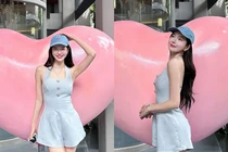 Hot girl trường múa tặng fan loạt ảnh ngọt ngào nhân dịp Valentine