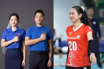 Hoa khôi bóng chuyền rạng ngời trong ảnh cưới nồng nàn tình yêu nước